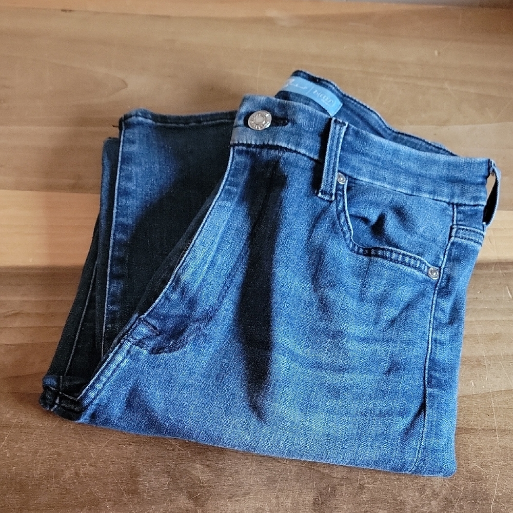 7 For All Mankind b(air) Denim Blue Jeans Size 28